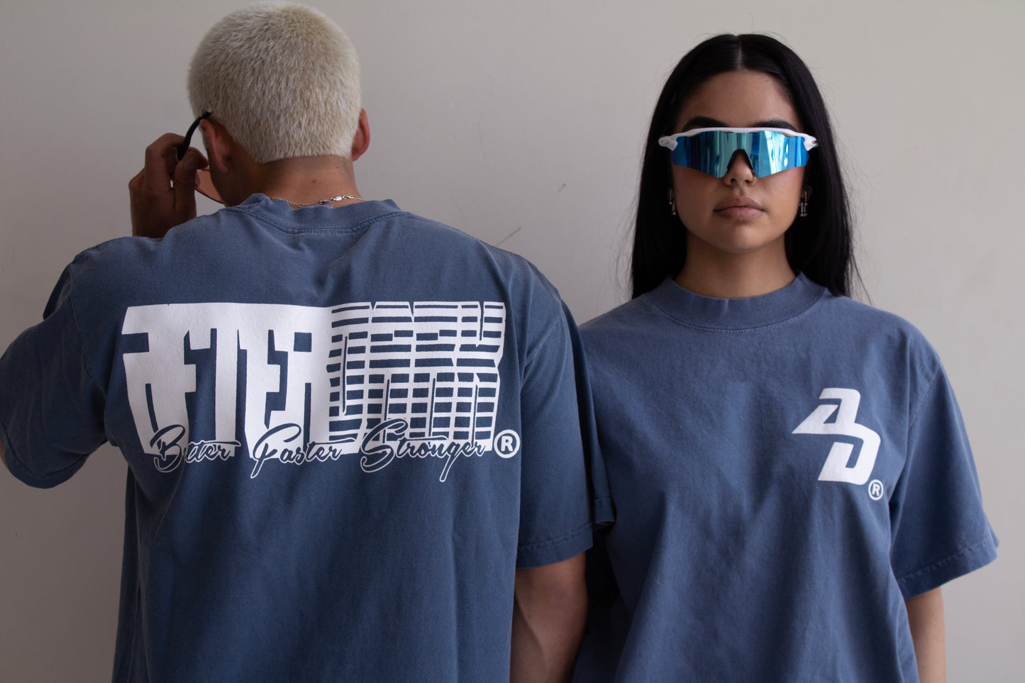 BETTER, FASTER, STRONGER - BLUE TEE
