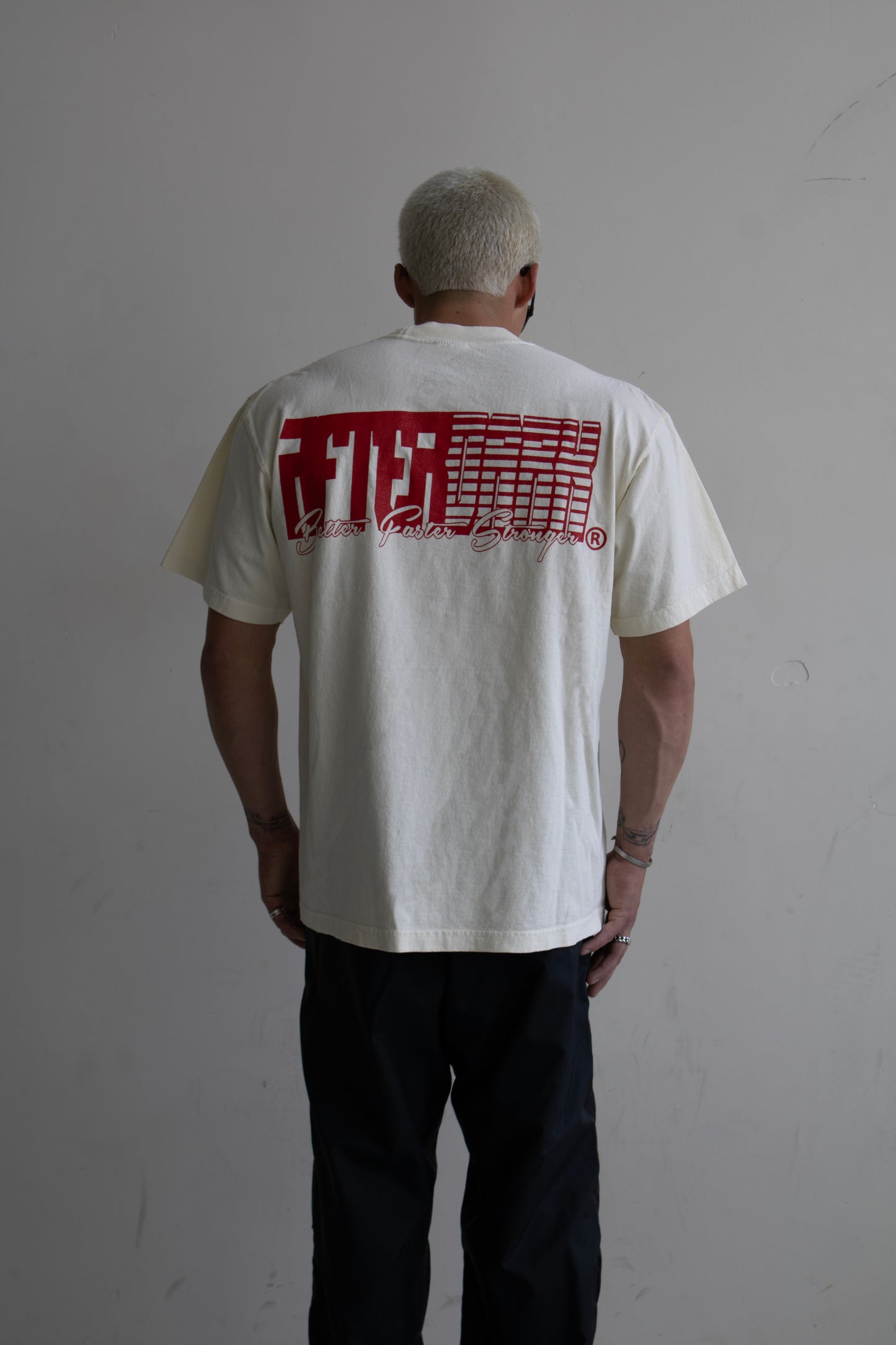 BETTER, FASTER, STRONGER - CREME TEE