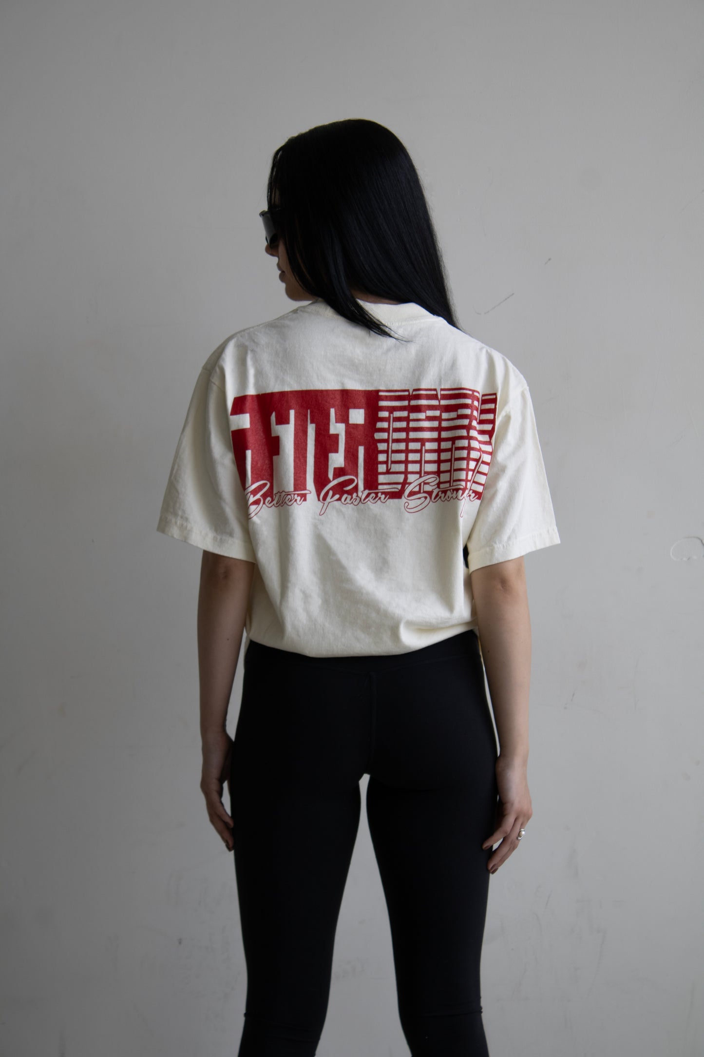 BETTER, FASTER, STRONGER - CREME TEE